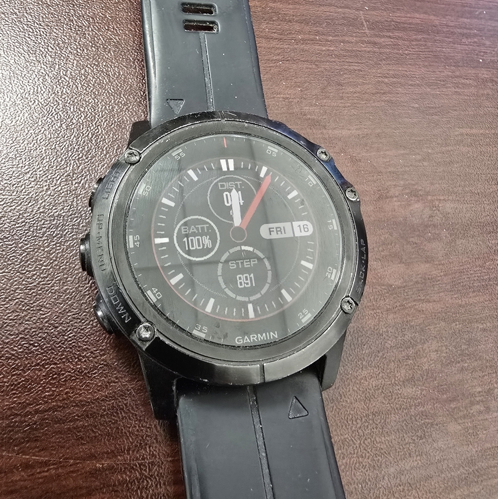 Garmin Black Digital Watch